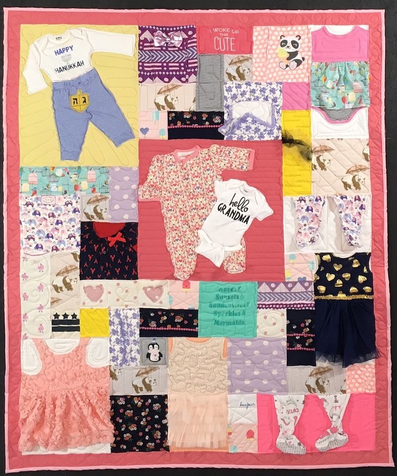 Baby t shirt quilt sale